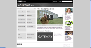 Gateway homepage 13 April 2011
